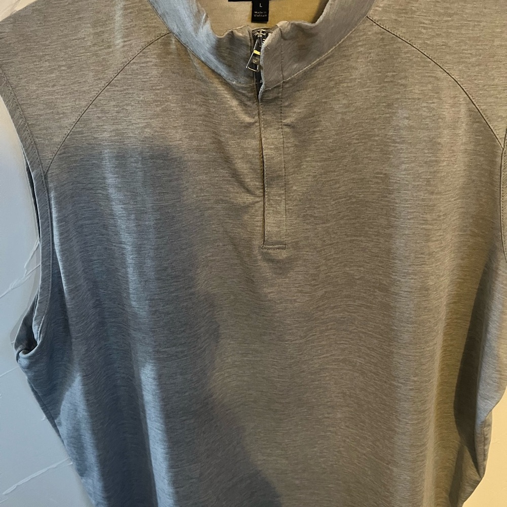 Peter Millar Gray Lightweight Shirt Jacket
